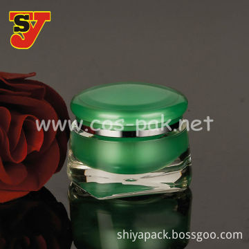 Acrylic Cosmetic Nail Care Gel Cream Jar with Round Cap